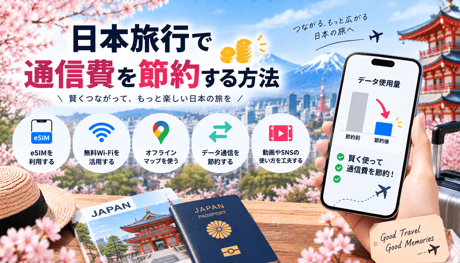 日本旅行で通信費を節約する方法