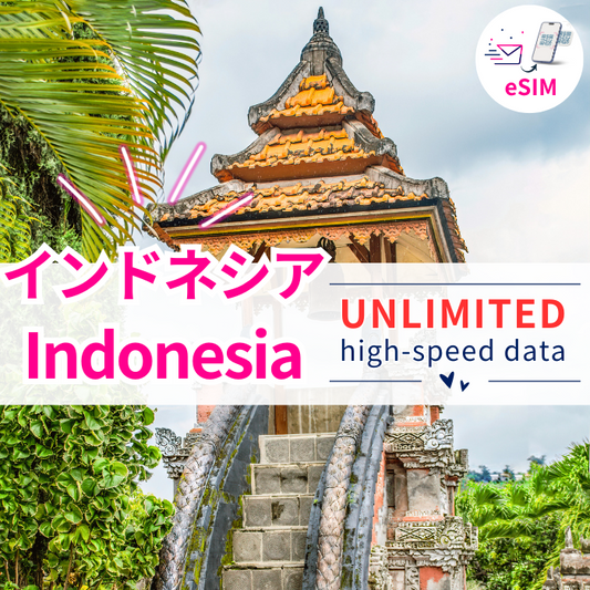 インドネシア eSIM|高速データ使い放題