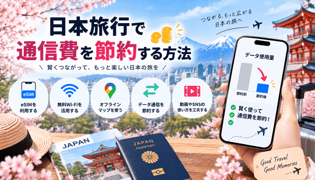 日本旅行で通信費を節約する方法