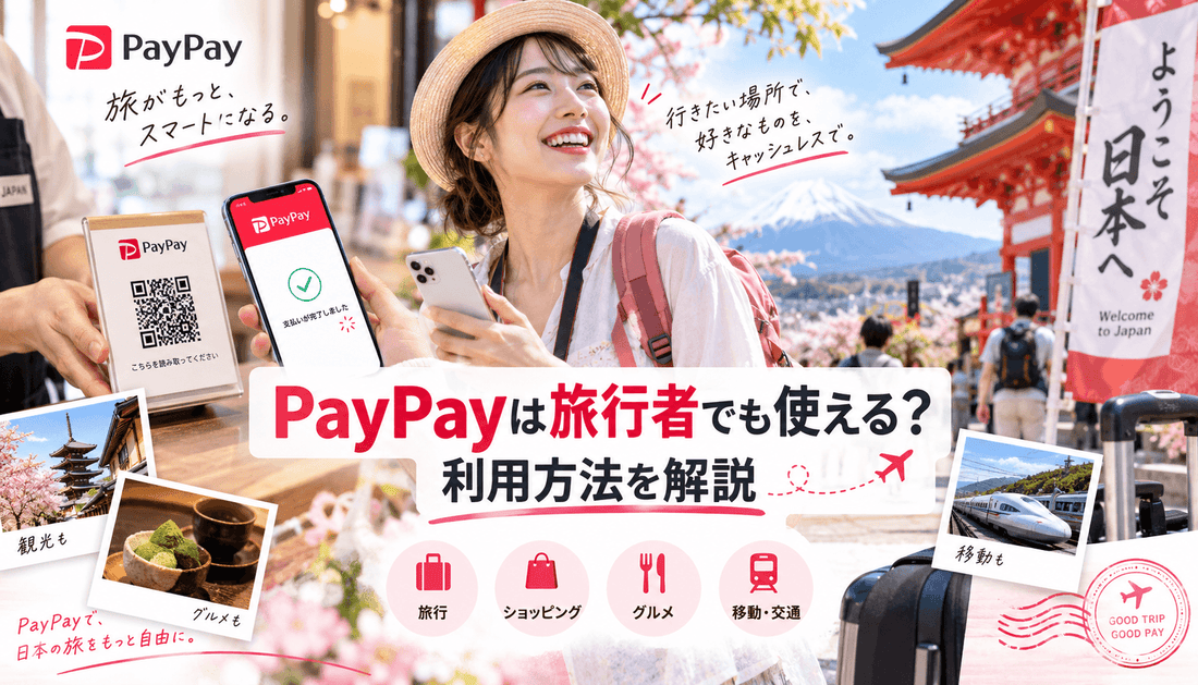 PayPayは旅行者でも使える？利用方法を解説