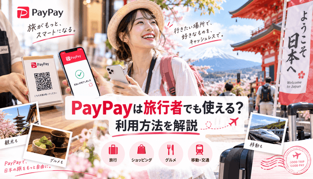 PayPayは旅行者でも使える？利用方法を解説