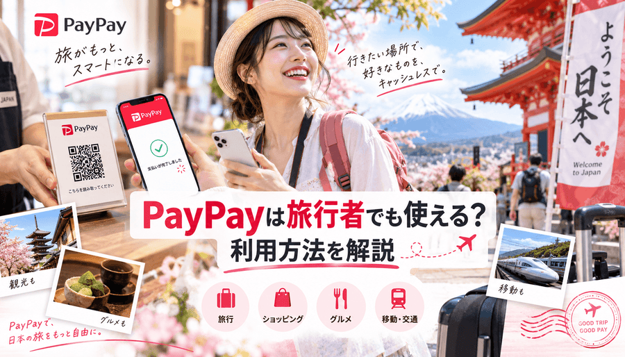 PayPayは旅行者でも使える？利用方法を解説