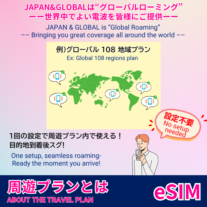 グローバル 108 地域 | eSIMデータ通信