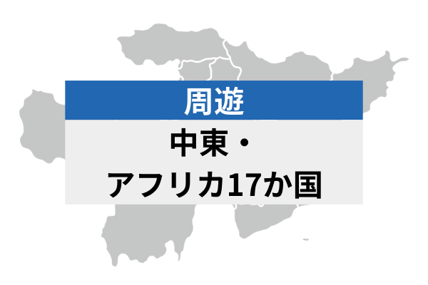 中東・アフリカ17か国  | eSIMデータ通信