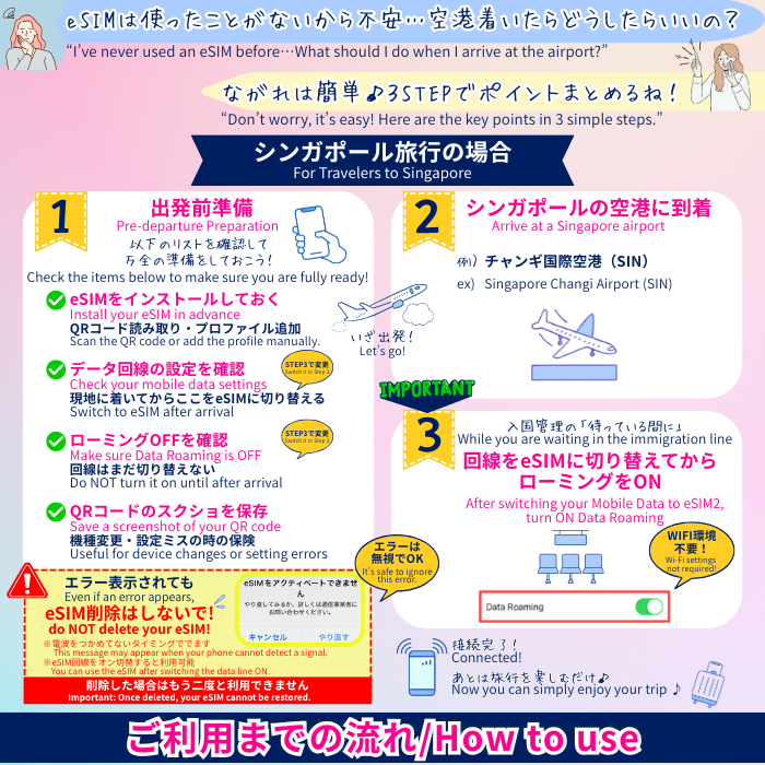 シンガポール | eSIMデータ通信